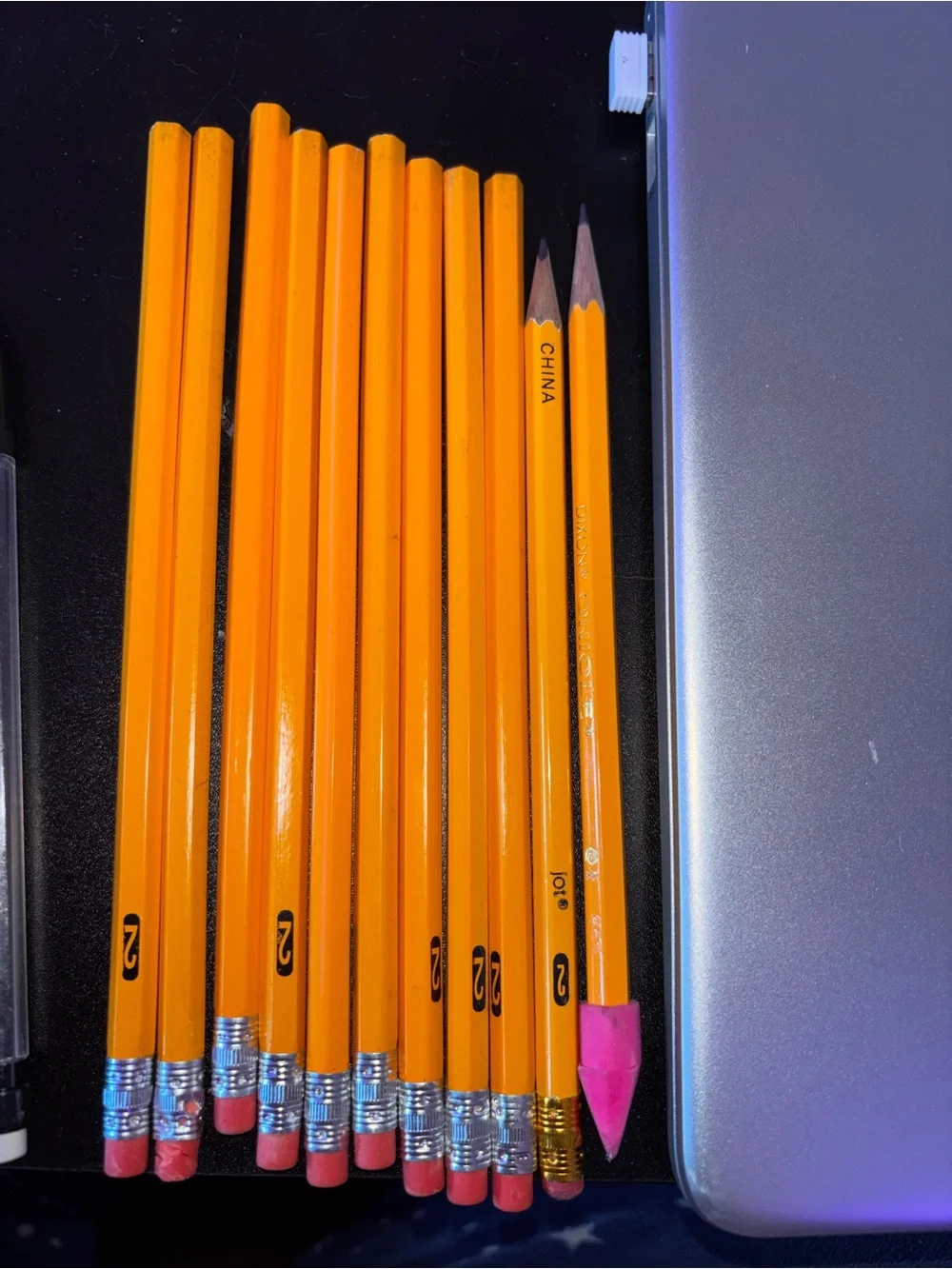 Back to School School Supply Lot - Pencils, Pens , Highlighters & Pencil holder